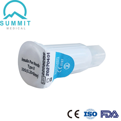 인슐린 펜을 위한 자동 철회 가능한 인슐린 펜 바늘 30G 8mm