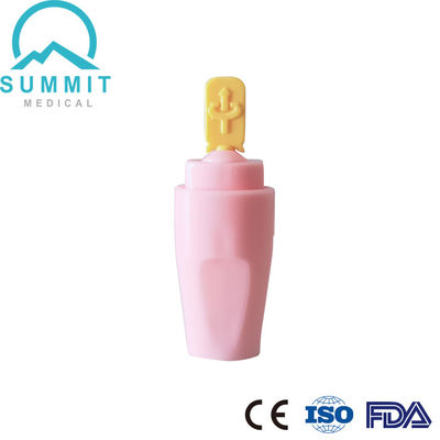 감마 살균자 자동 후집 안전 랜세트 바늘 21G 2.2mm 노란색