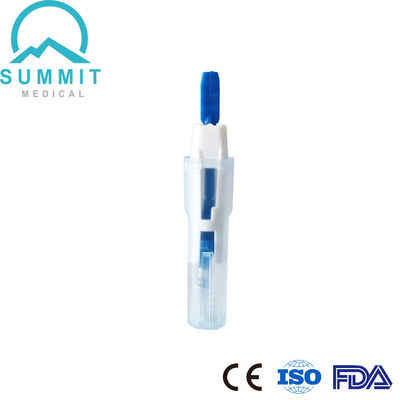 자동 개폐식 란셋 바늘이 있는 30G 1.5mm 안전 혈액 란셋