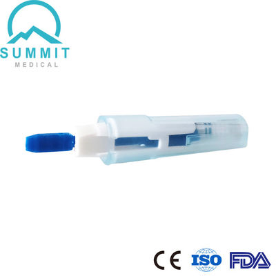 자동 개폐식 란셋 바늘이 있는 30G 1.5mm 안전 혈액 란셋