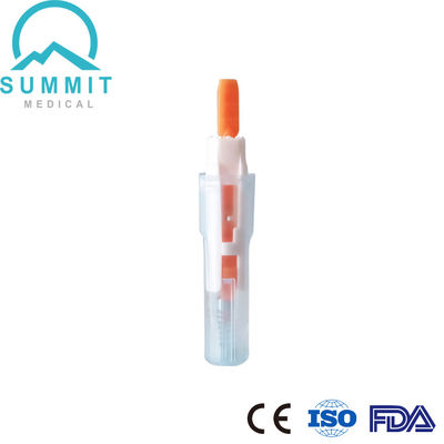비생성 일회용 안전 랜세트 바늘 21G 2.2mm, 상자당 100개의 혈액 랜세트