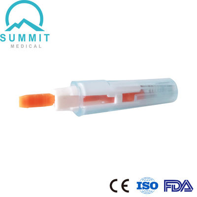 비생성 일회용 안전 랜세트 바늘 21G 2.2mm, 상자당 100개의 혈액 랜세트