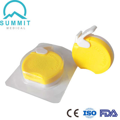 신생아용 스테리힐 플러스 발 뒤꿈치 랜셋 1.0mm*2.5mm, 노란색, 상자당 50개