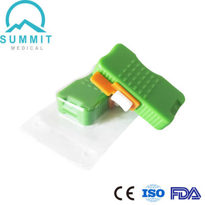 힐 블레이드 영유아 랜셋 1.0mm * 2.5mm, 녹색, 패키지 당 50 pcs