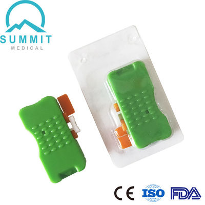 힐 블레이드 영유아 랜셋 1.0mm * 2.5mm, 녹색, 패키지 당 50 pcs