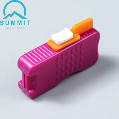 미세 청소 블레이드 힐 스틱 안전 랜셋 0.85mm * 1.75mm, 보라색