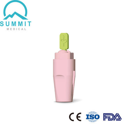 소수혈구 샘플링을 위한 후퇴성 마이크로 안전 랜셋 21G/23G 2.2mm