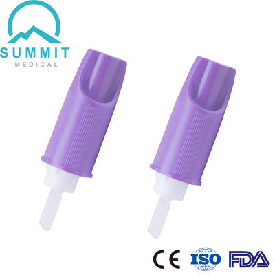 30G 바늘 1.4 밀리미터 깊이 자동 안전 랜싯 장치, 자줏빛, 팩 당 100개 부분