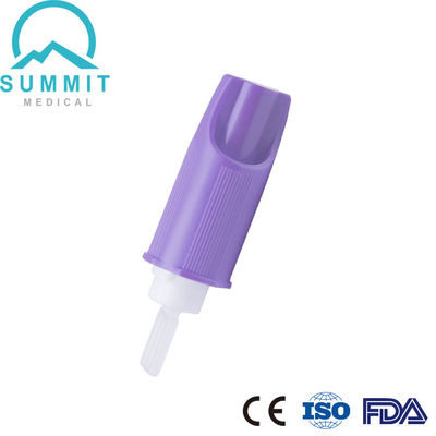 30G 바늘 1.4 밀리미터 깊이 자동 안전 랜싯 장치, 자줏빛, 팩 당 100개 부분