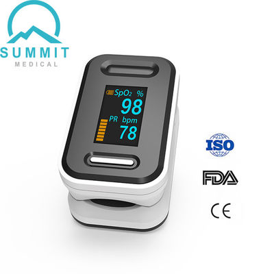 TUV 세륨 ISO FDA 손가락 끝 맥박 산소 농도계 파형 모수 검정 백색
