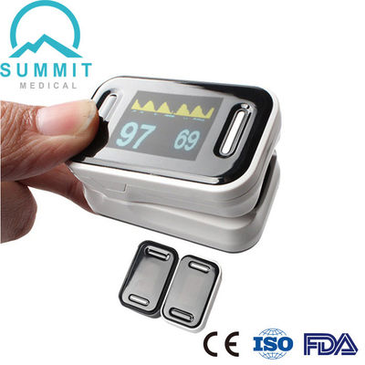 TUV 세륨 ISO FDA 손가락 끝 맥박 산소 농도계 파형 모수 검정 백색