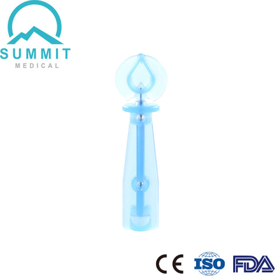 30G 크기 트위스트 탑 랜싯 장치 투명 블루