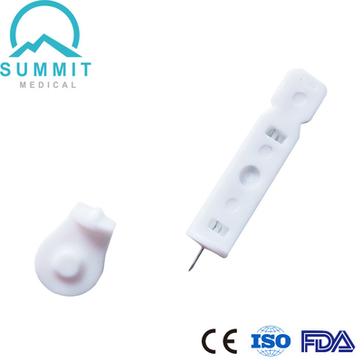 Roche Softclix 란셋 장치와 함께 사용하기 위한 플랫 트위스트 혈액 란셋 30G