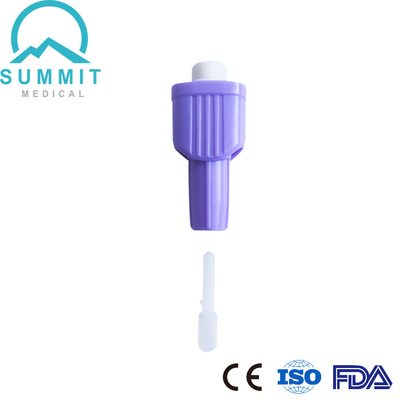 상부 누름 버튼 안전 난절도 편안한 혈액 샘플링을 위한 30G 1.6 밀리미터