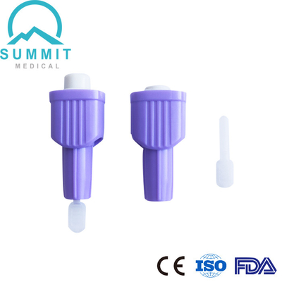 상부 누름 버튼 안전 난절도 편안한 혈액 샘플링을 위한 30G 1.6 밀리미터